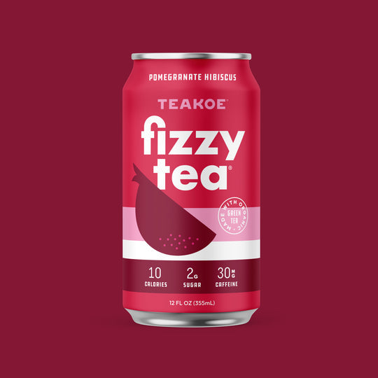 Pomegranate + Hibiscus :: Fizzy Tea (12 Pack)