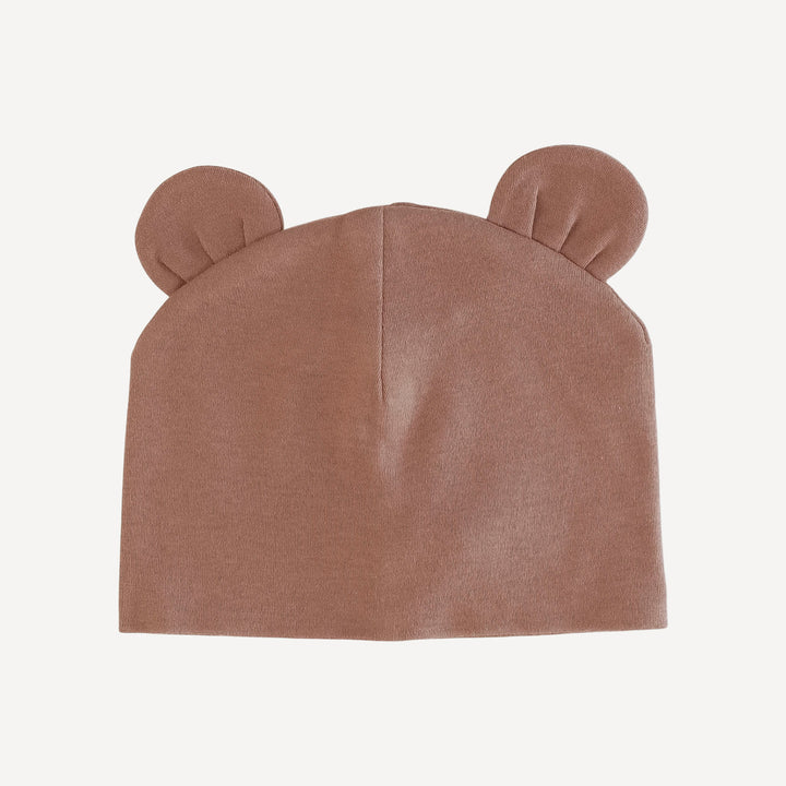 100% Organic Cotton Knitted Baby Bear Beanie (all Colors And All Sizes)