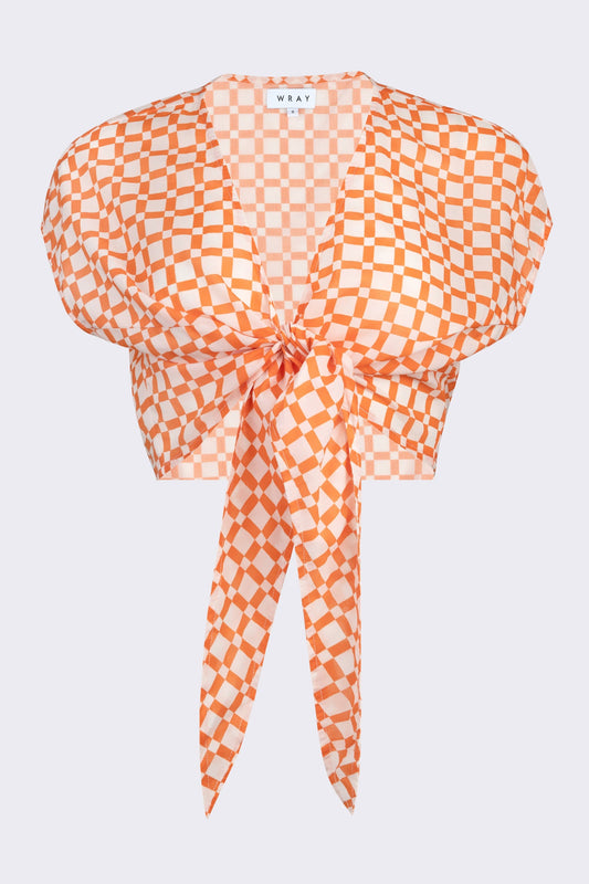 Knot Top - EXTENDED (Copper Dot) (3XL-6XL), Knot Top (Copper Dot) (XXS-2XL), Knot Top - EXTENDED (Stretch Cloud) (3XL-6XL), Knot Top (Stretch Cloud) (XXS-2XL)