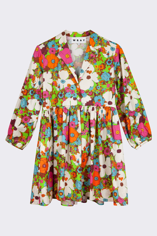 Quinn Dress (Acid Floral) (XXS-2XL), Rosemary Dress (Acid Floral) (XXS-2XL), Effie Skirt - EXTENDED (Sunset) (3XL-6XL)
