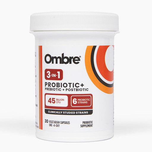 Ombre 3 In 1 Probiotic Plus (45 Billion CFU's)(30 Capsule Bottle)