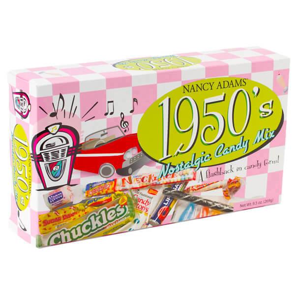 Classic Nostalgic Candy Gift Box: 1950's