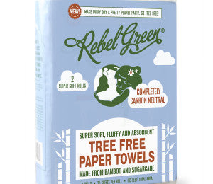 Tree Free Carbon Neutral Paper Towels (case Of 12 Two Packs)(75 Sheets)(2 Ply)