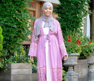 Kimono Sleeve Abaya Maxi Dress (Maroon, Black, Gray, Dark Green, Purple)(all Sizes)