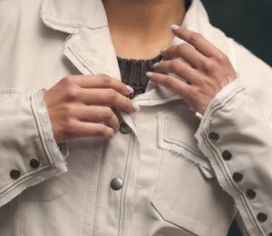 BROOK BURNISHED LEATHER JACKET (color: Lotus, White) (all Sizes)