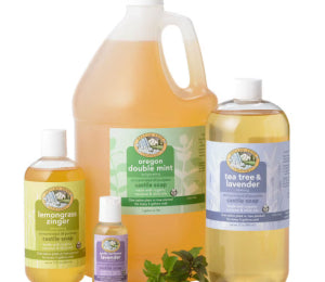 1 Gallon Foam, Castile, Body Wash Soaps (All Scents), 3 Pack 32 Oz Castile (Aloe Baby, Mult)