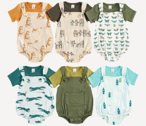 100% Organic Cotton Knitted Baby Topstitch Tank And Relaxed Short Set (all Colors And All Sizes)