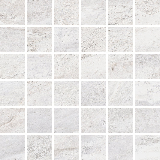 LE DOLOMITI MOSAICO WHITE 30X30 NAT