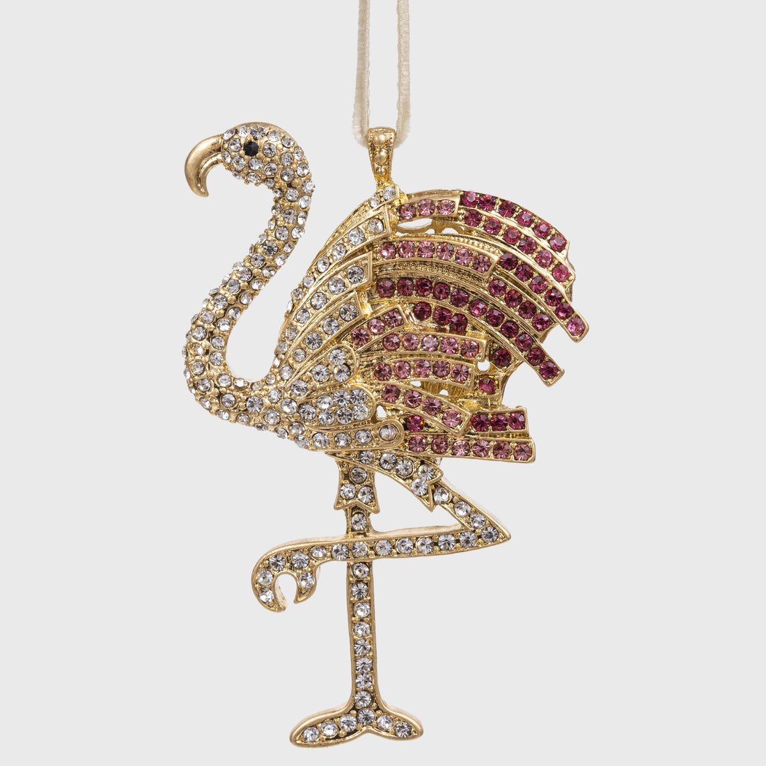 Flamingo Hanging Ornament (4" X 3" X 0.5")