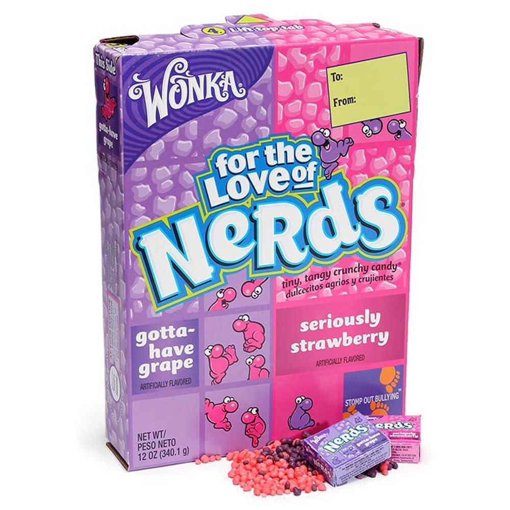 Grape And Strawberry Nerds Candy: 12-Ounce Giant Box