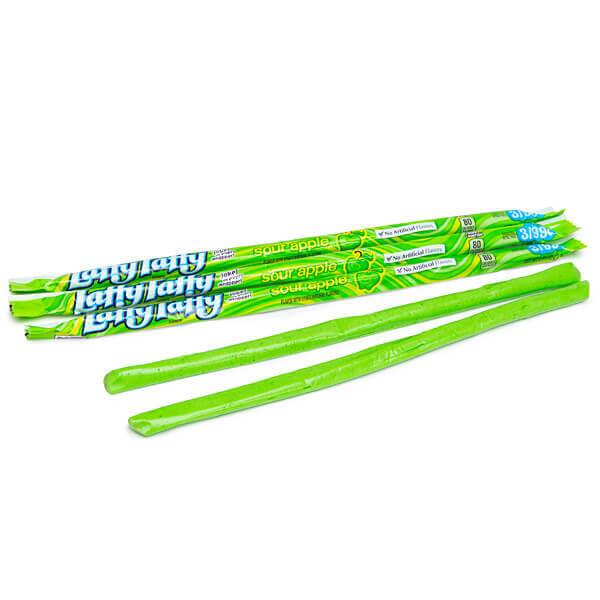 Laffy Taffy Candy Ropes - Sour Apple: 24-Piece Box