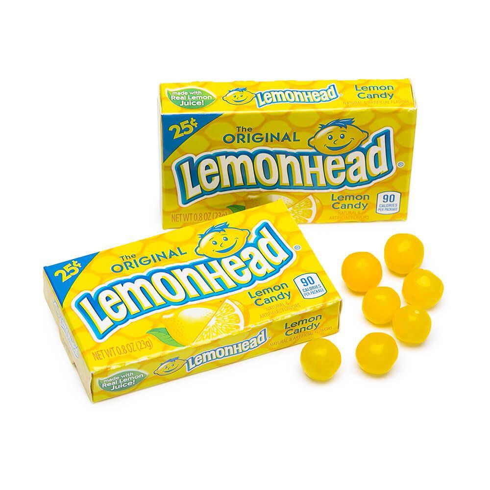 Lemonhead Candy Mini Packs: 24-Piece Box