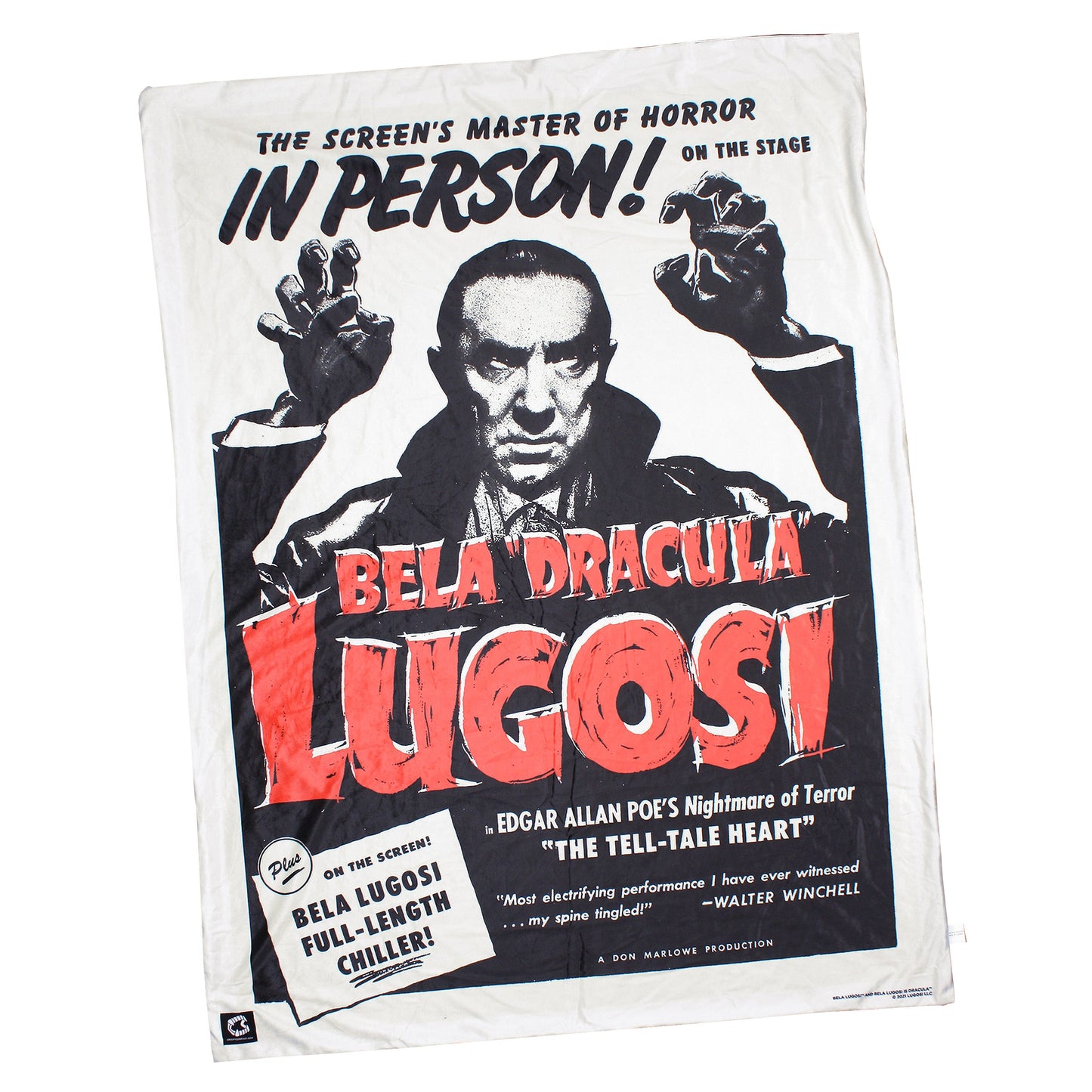 Lugosi Dracula Throw Blanket