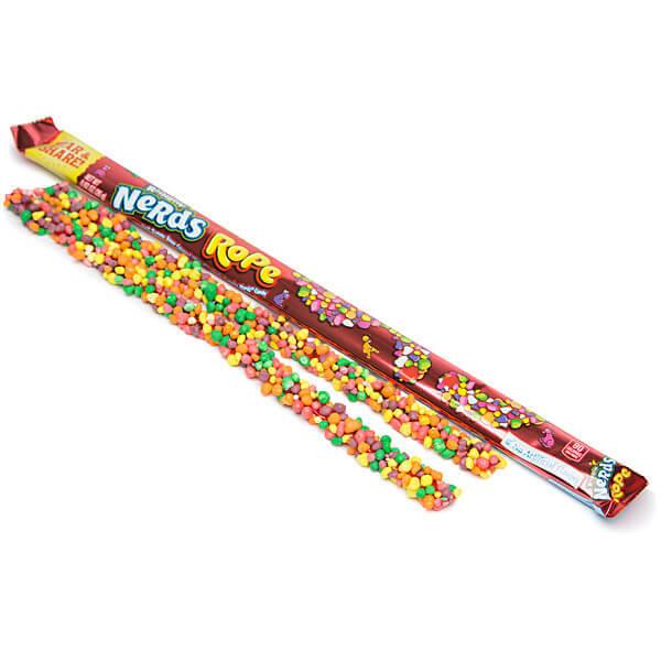 Rainbow Nerds Rope Candy Packs: 24-Piece Box