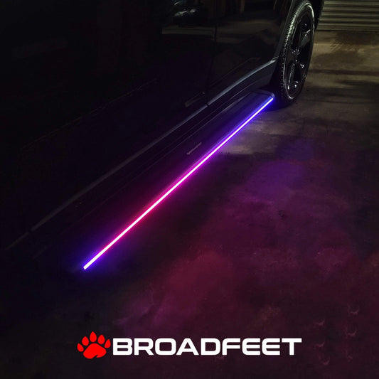 185cm M66 Running Boards With LED