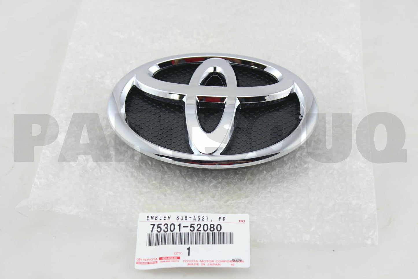 EMBLEM SUB-ASSY FR BUMPER