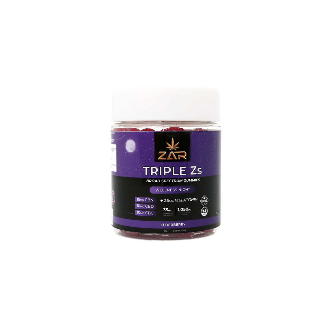 Triple Z's Gummies (30 Count Jar) (all Flavors)