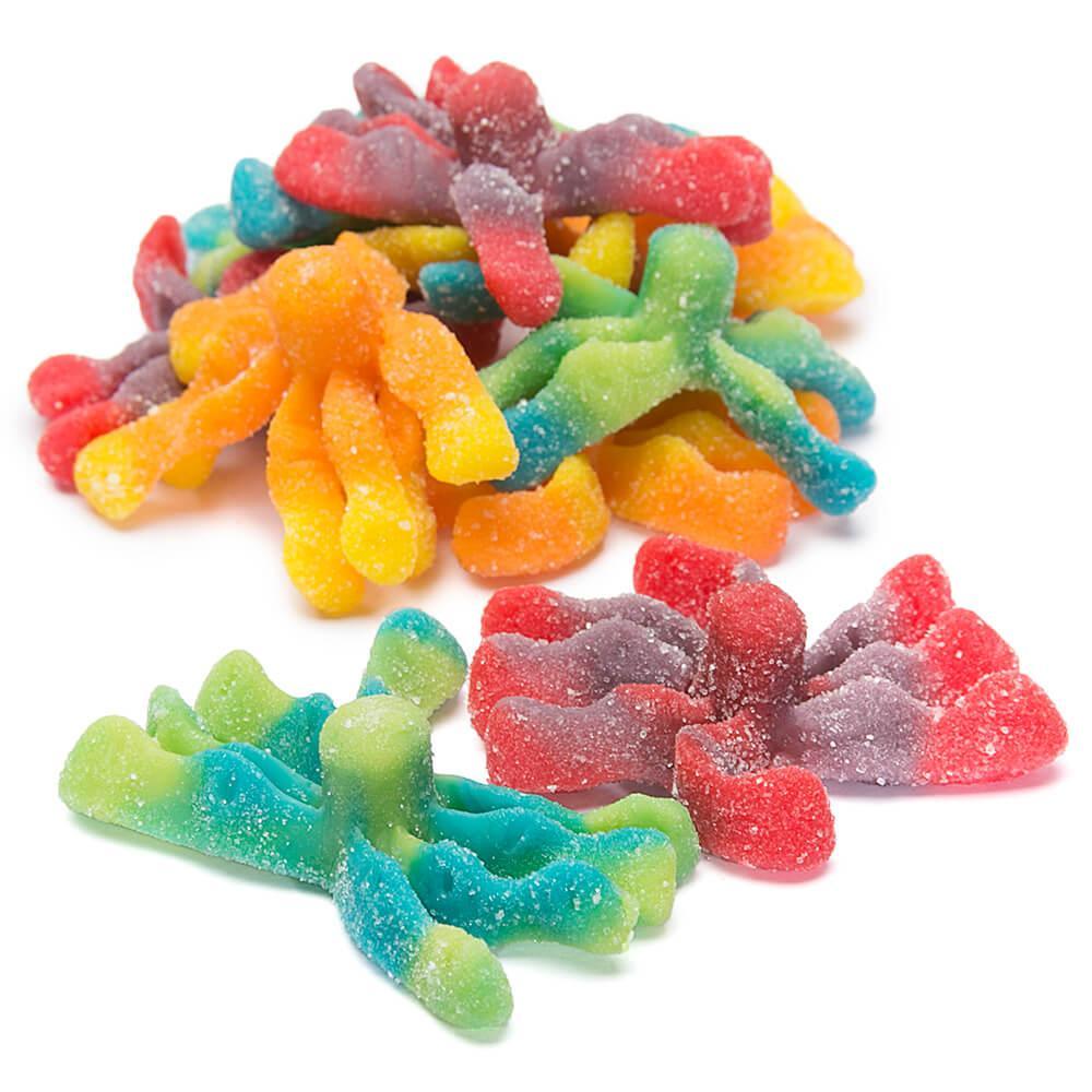 Trolli Sour Brite Gummy Octopus Candy: 5LB Bag